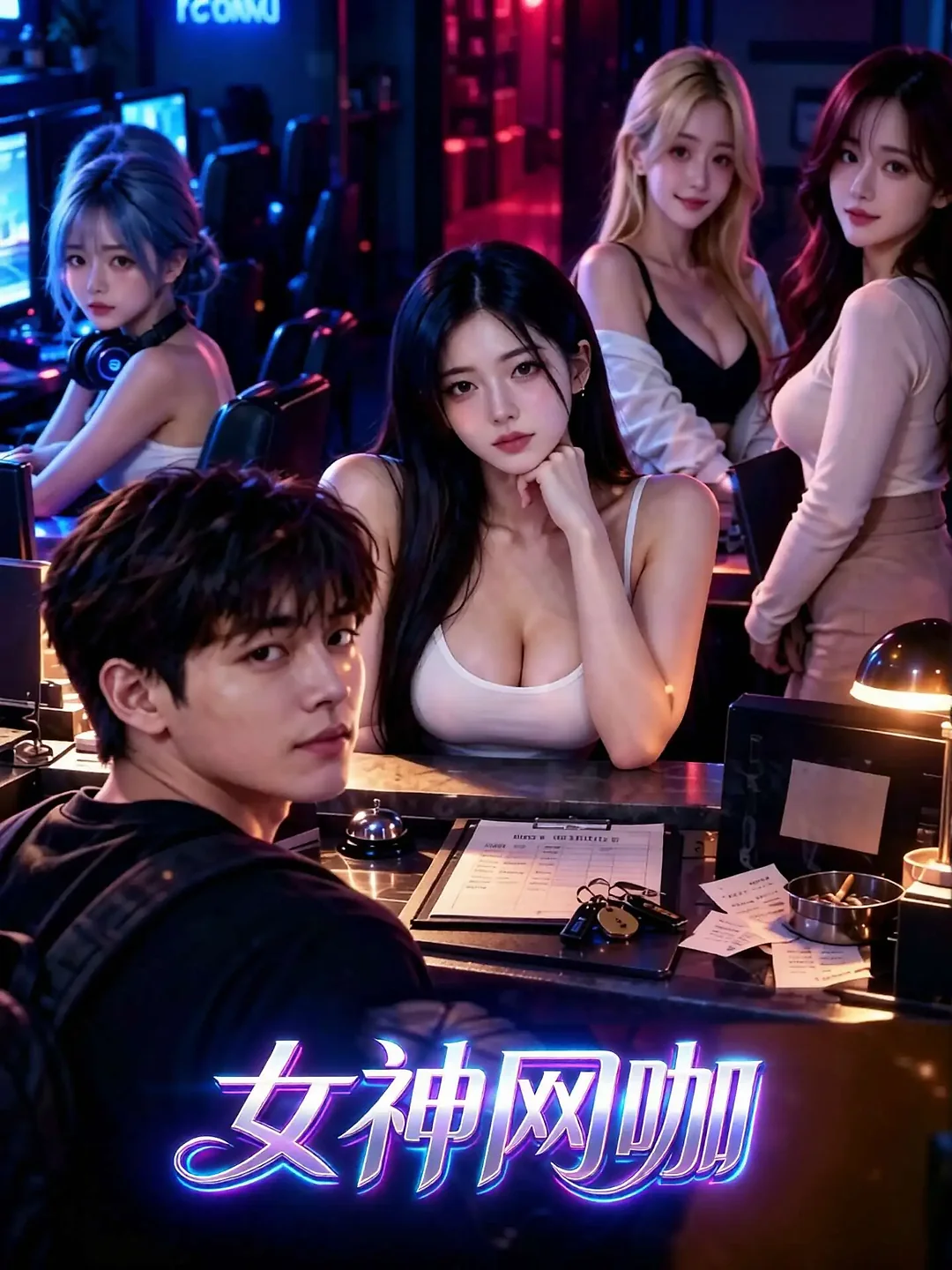 《女神网咖》作品海报
